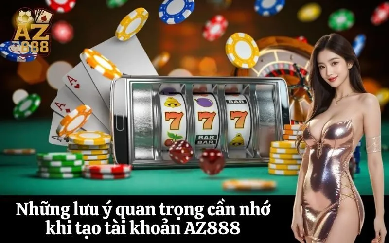 Những lưu ý quan trọng cần nhớ khi tạo tài khoản AZ888